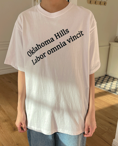 오클라호마 오버핏 티셔츠 ( 3color )