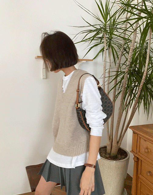 Knit vest (3 color)