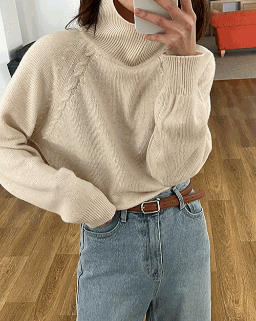 Dyu wool cashmere knit ( 4 color )