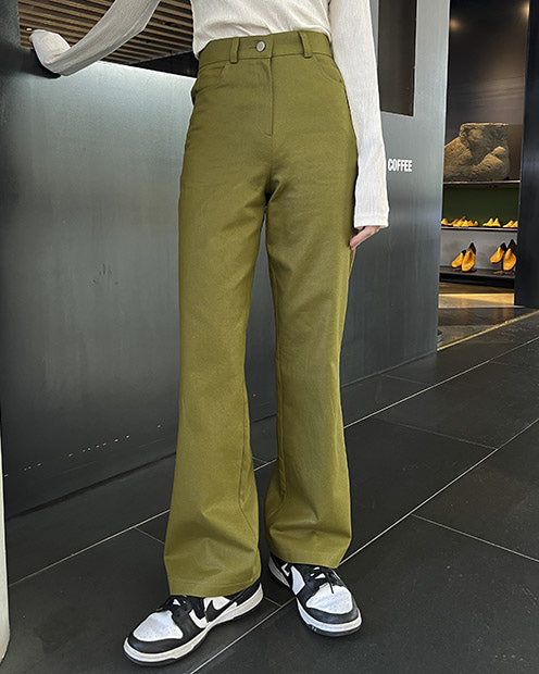 Notide leather pants ( 2 color )