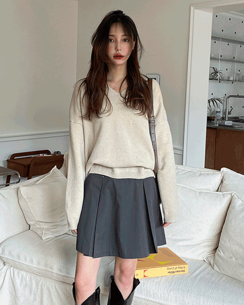 Mie cotton skirt ( 3 color )