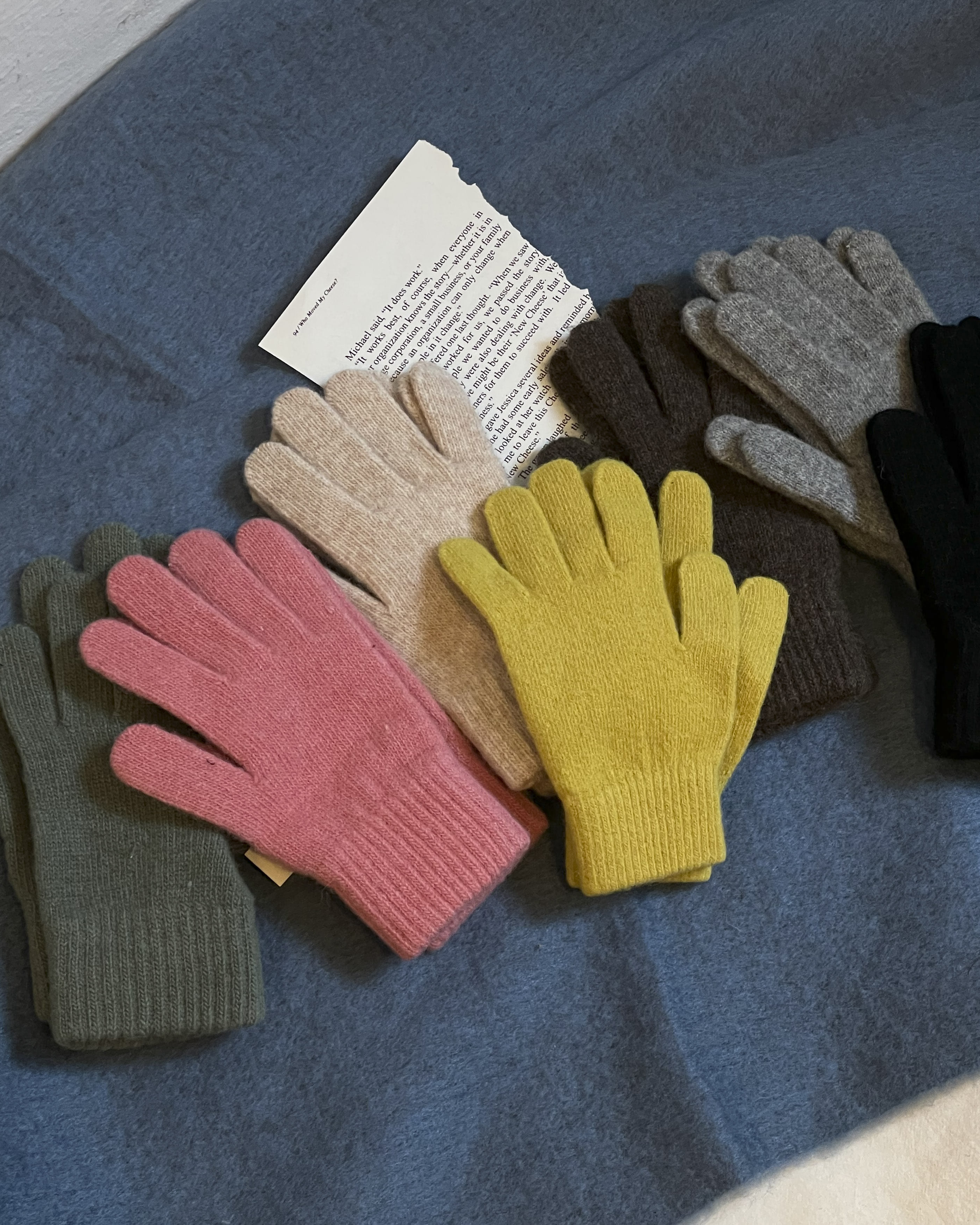 Daily knit gloves ( 7 color )