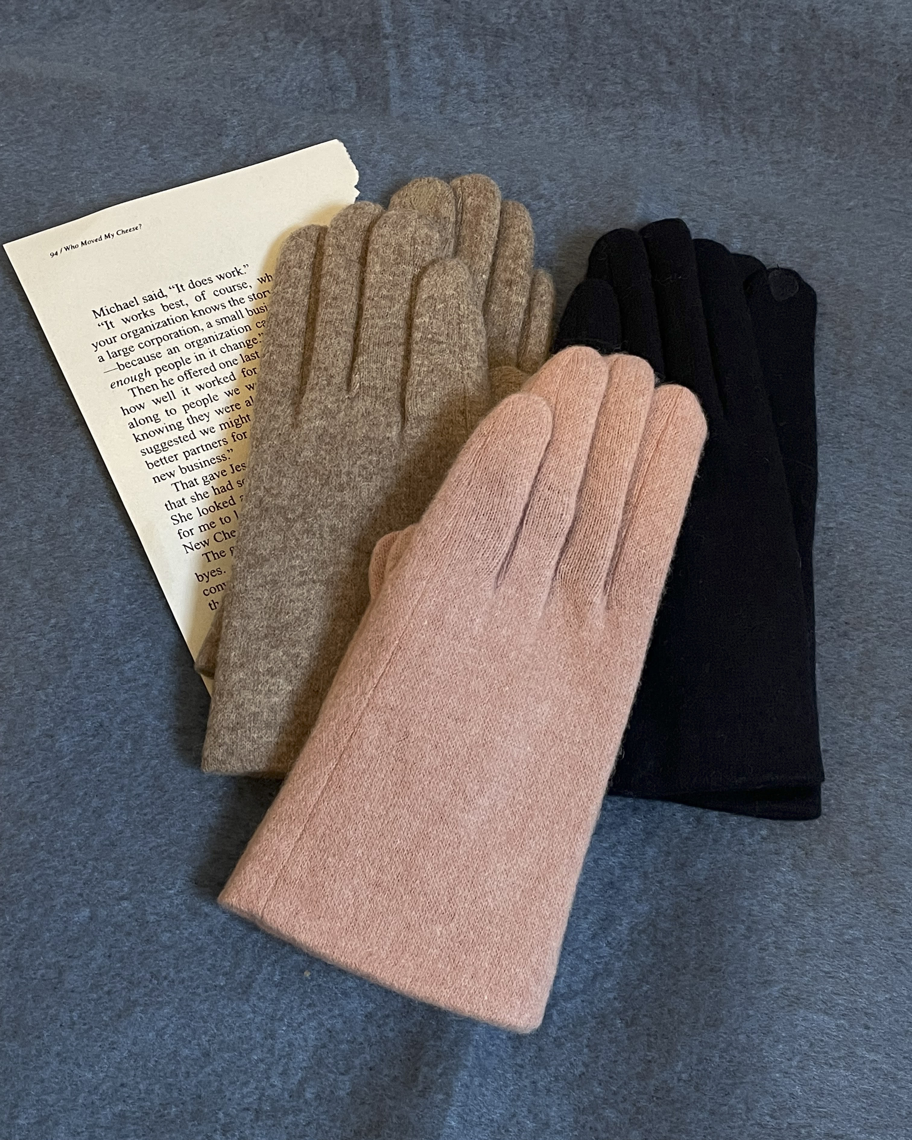 Classic woolen gloves ( 3 color )