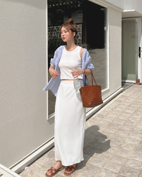 Jacey long skirt ( 3color )