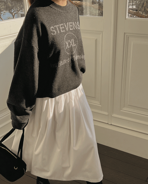 Stevens jacquard cashmere knit ( 5color )
