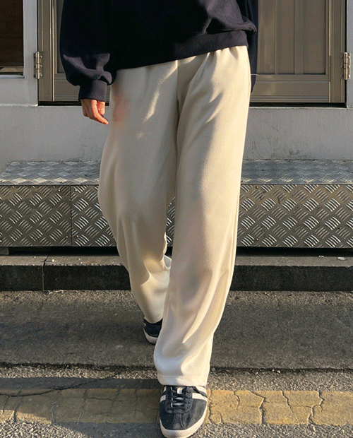Natural fit long pants ( 4color )